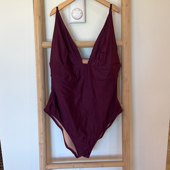J. Crew Plunge One Piece Swimsuit - Picture 4 of 9